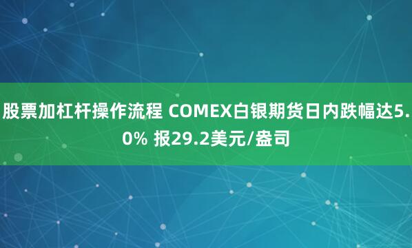 股票加杠杆操作流程 COMEX白银期货日内跌幅达5.0% 报29.2美元/盎司